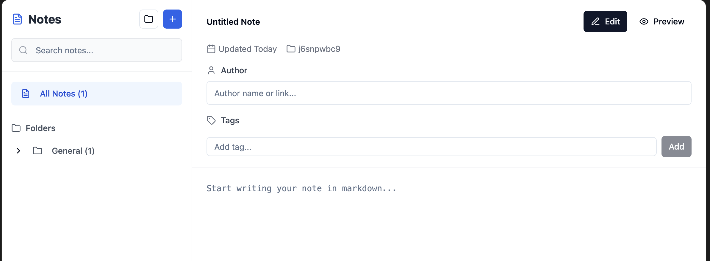 Note-taking app from lovable.dev