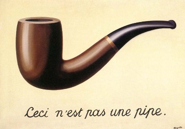 Rene Magritte's pipe image